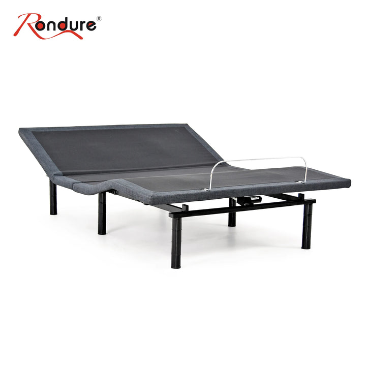 Rondure RKDM2 Black Queen Size Okin Motor Electric Adjustable Bed Zero Clearance Head up Zero Gravity Electric Adjustable Frame