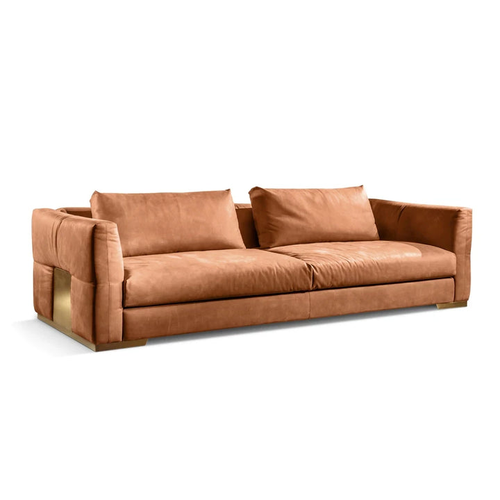 Luxury Italian Fabric Sectional Sofa Modern Suede Fabric Corner Sofa Furniture Set High Class Suede Leather Villa Sofa Set